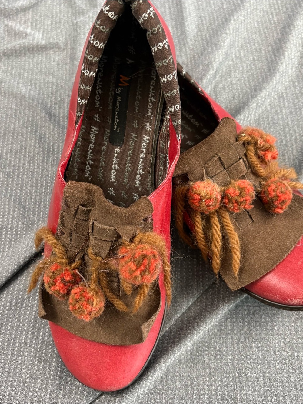 M by Morenatom boho size 9 leather loafers